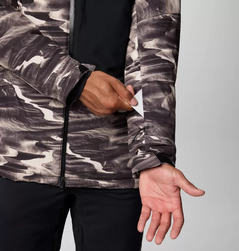jaqueta masculina winter district iii com estampa