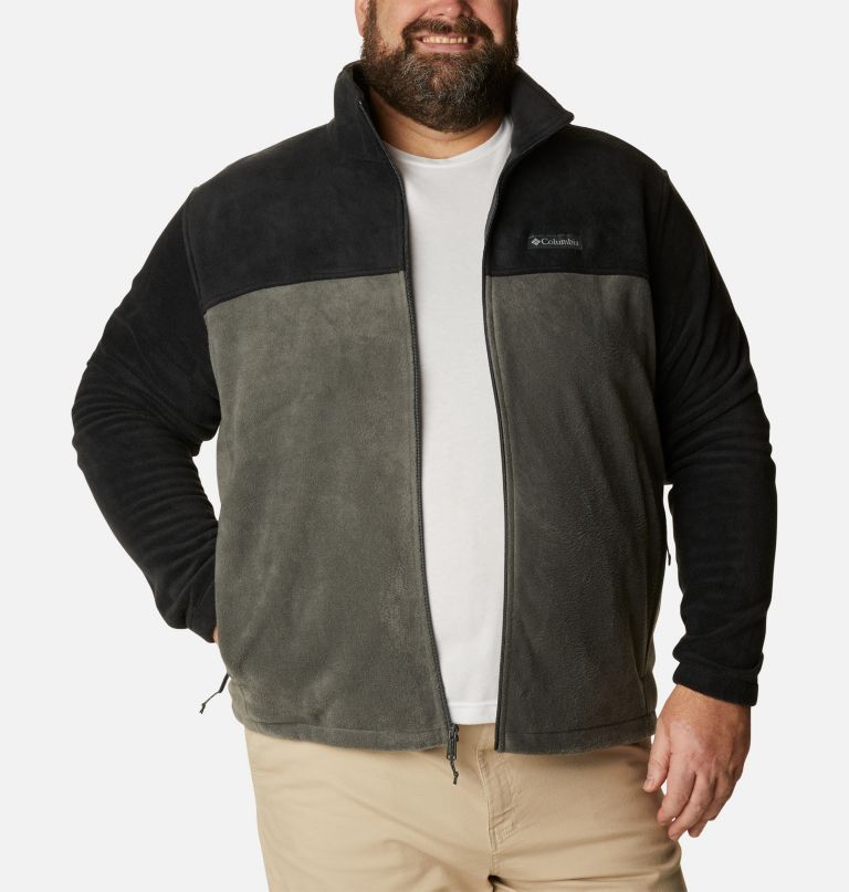 jaqueta masculina steens mountain 2.0 com zíper frontal e forro de lã - tamanho grande