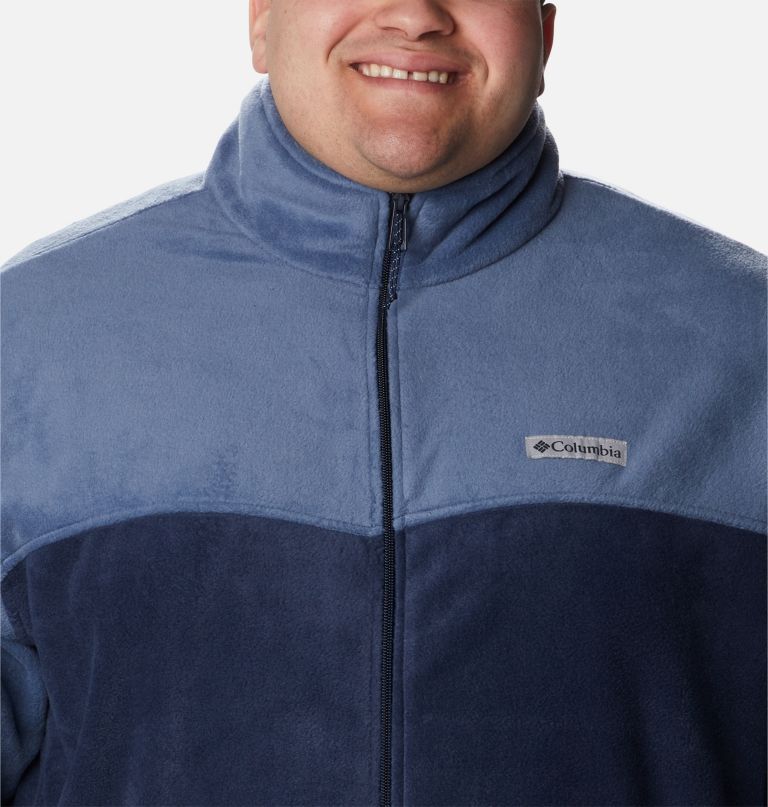 jaqueta masculina steens mountain 2.0 com zíper frontal e forro de lã - tamanho grande