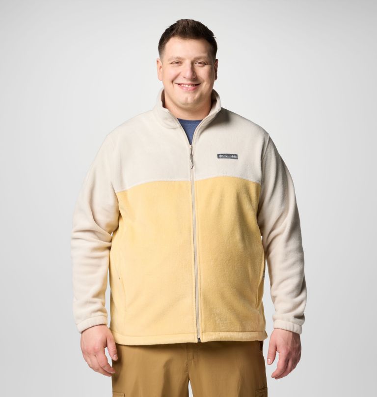 jaqueta masculina steens mountain 2.0 com zíper frontal e forro de lã - tamanho grande