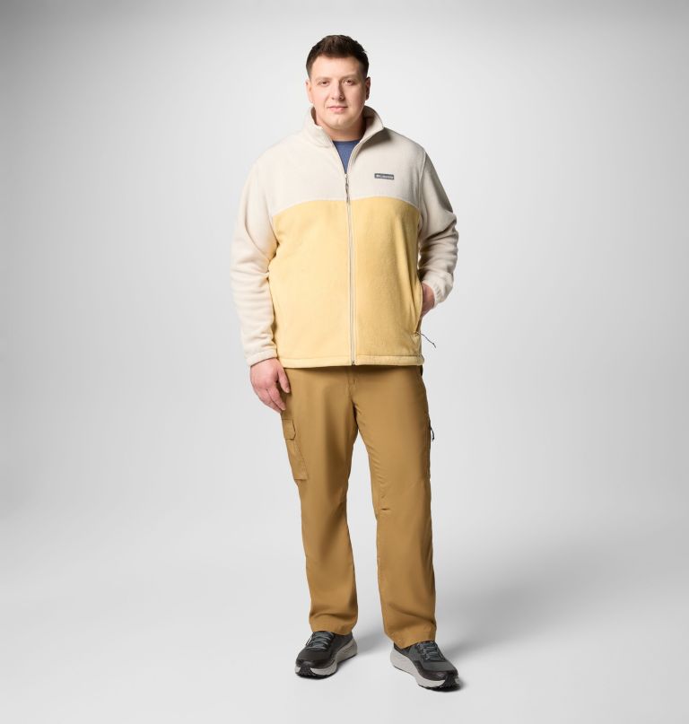 jaqueta masculina steens mountain 2.0 com zíper frontal e forro de lã - tamanho grande