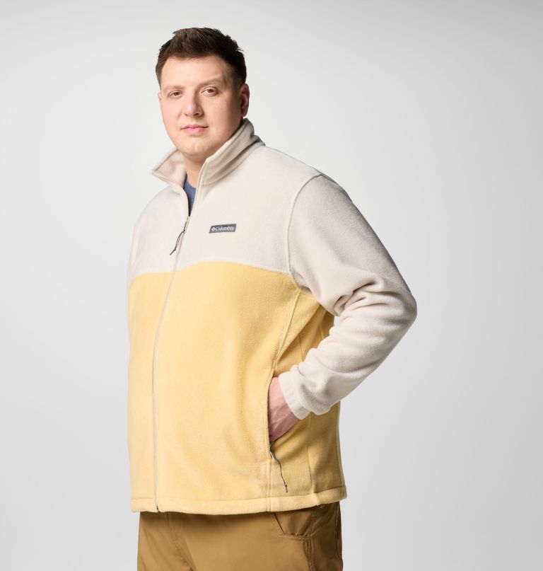 jaqueta masculina steens mountain 2.0 com zíper frontal e forro de lã - tamanho grande