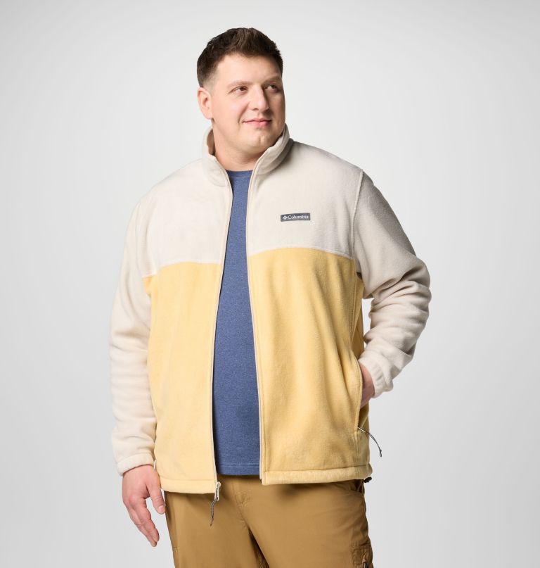jaqueta masculina steens mountain 2.0 com zíper frontal e forro de lã - tamanho grande