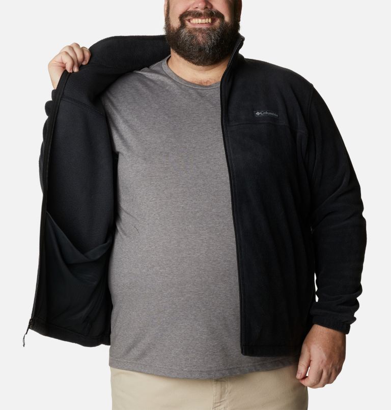jaqueta masculina steens mountain 2.0 com zíper frontal e forro de lã - tamanho grande