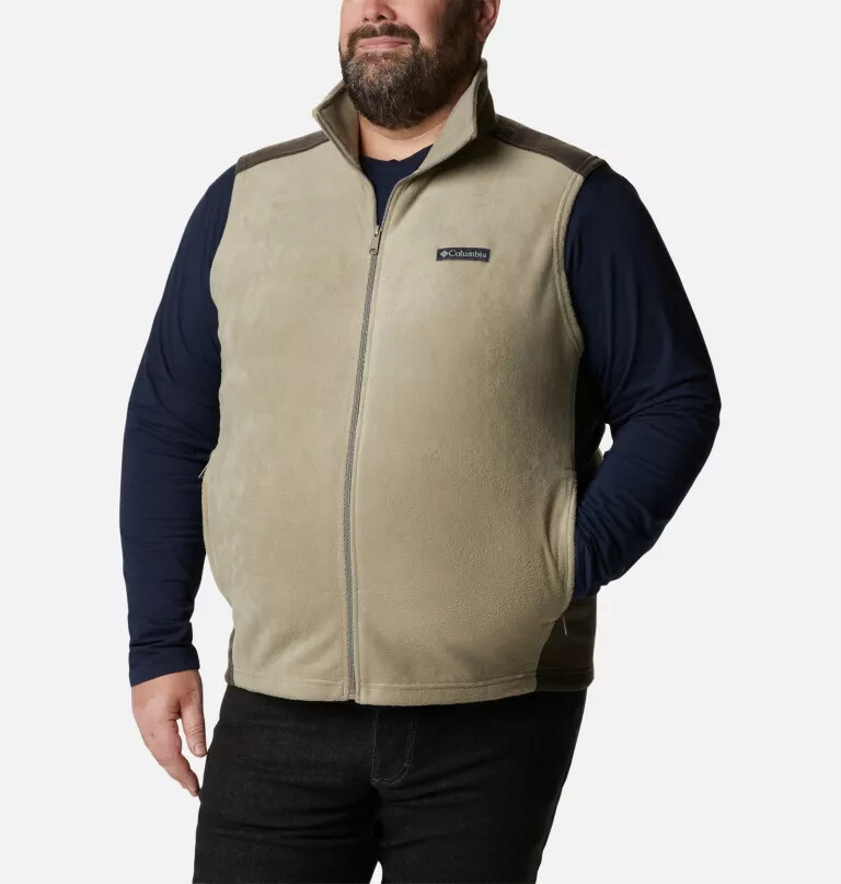 colete de lã polar steens mountain masculino - tamanho grande
