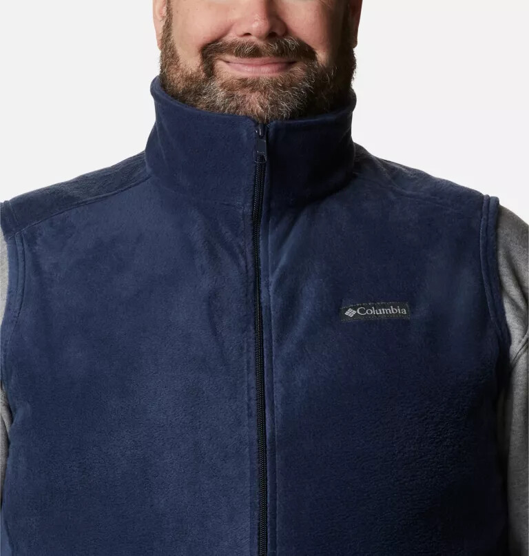 colete de lã polar steens mountain masculino - tamanho grande