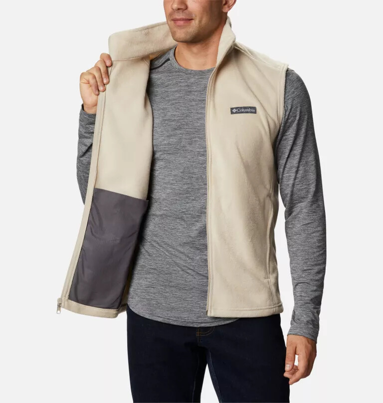 colete de lã polar steens mountain para homem - tamanho alto