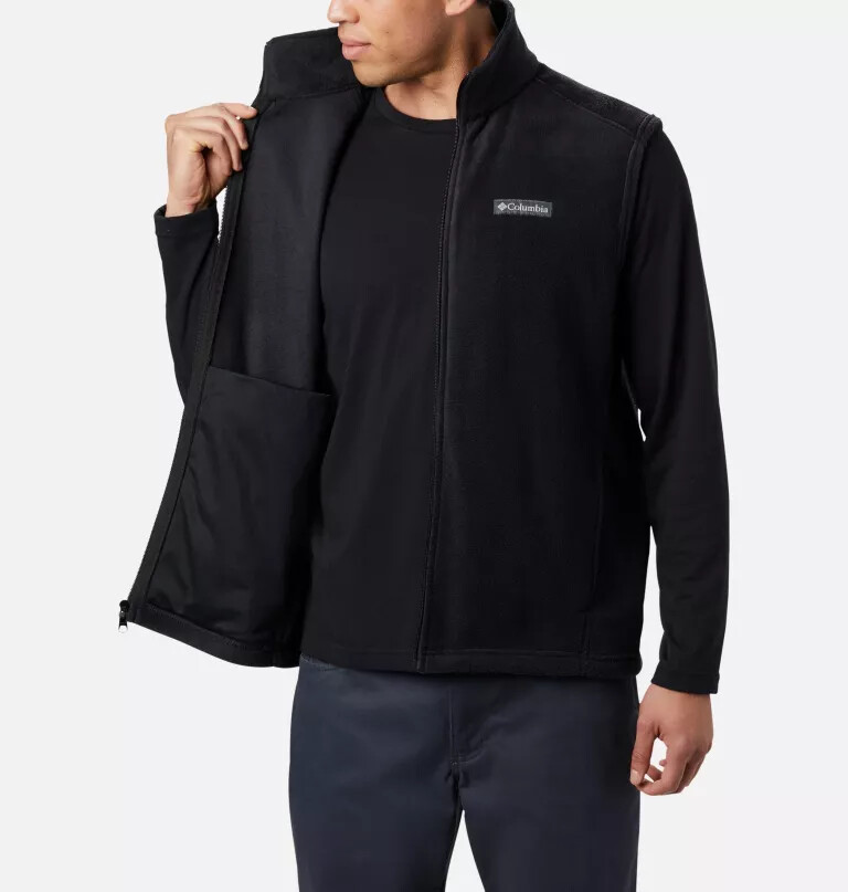 colete de lã polar steens mountain para homem - tamanho alto