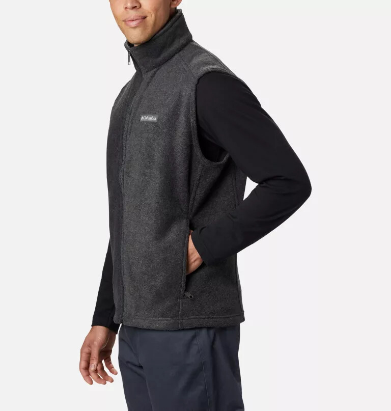 colete de lã polar steens mountain para homem - tamanho alto