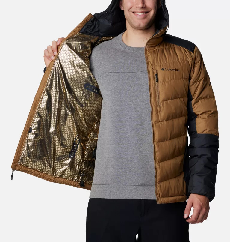 jaqueta com capuz labyrinth loop ii para homens - tamanho alto