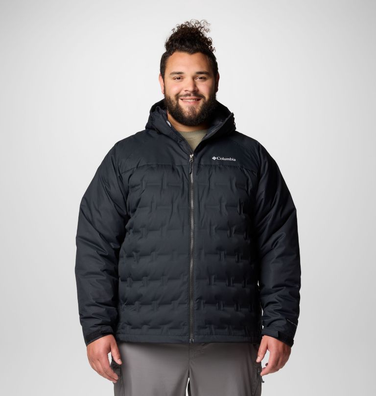 jaqueta masculina grand trek iii com capuz e forro de plumas - tamanho grande