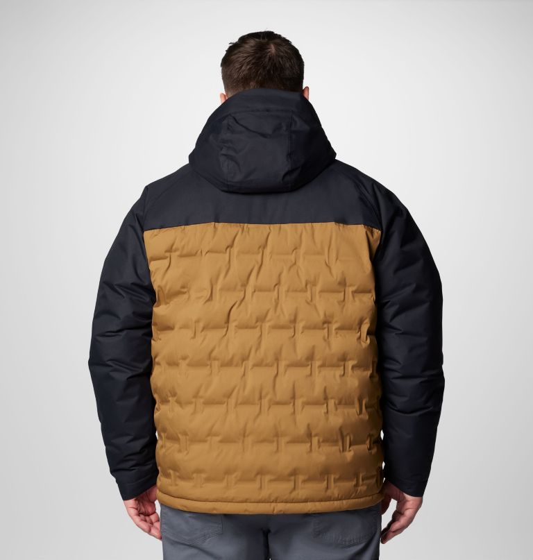 jaqueta masculina grand trek iii com capuz e forro de plumas - tamanho grande