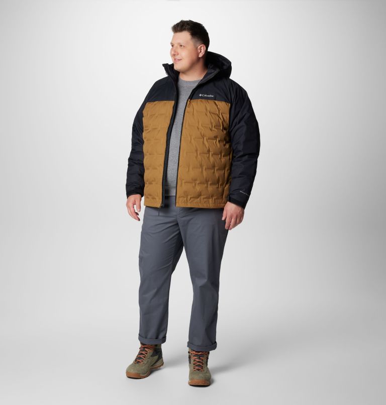 jaqueta masculina grand trek iii com capuz e forro de plumas - tamanho grande