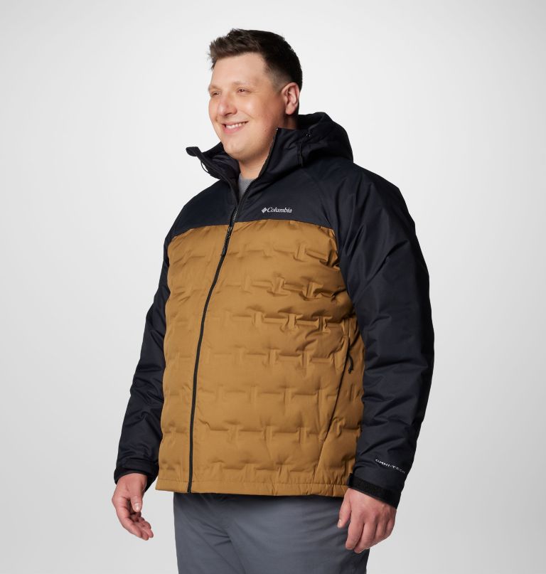 jaqueta masculina grand trek iii com capuz e forro de plumas - tamanho grande