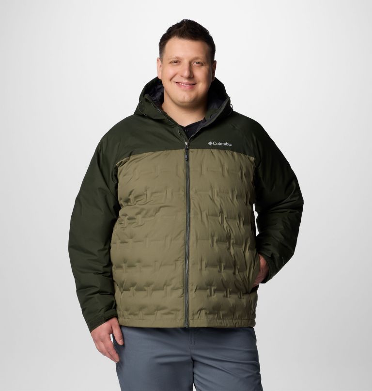 jaqueta masculina grand trek iii com capuz e forro de plumas - tamanho grande