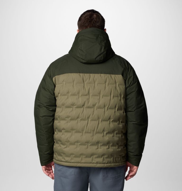 jaqueta masculina grand trek iii com capuz e forro de plumas - tamanho grande
