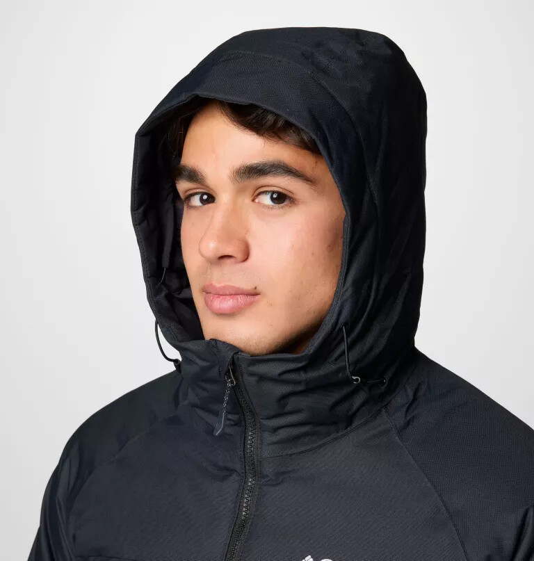 jaqueta com capuz e enchimento de plumas grand trek iii para homens - tamanho alto