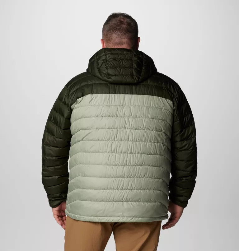 jaqueta com capuz powder lite ii para homem - tamanho grande