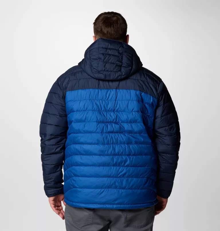 jaqueta com capuz powder lite ii para homem - tamanho grande