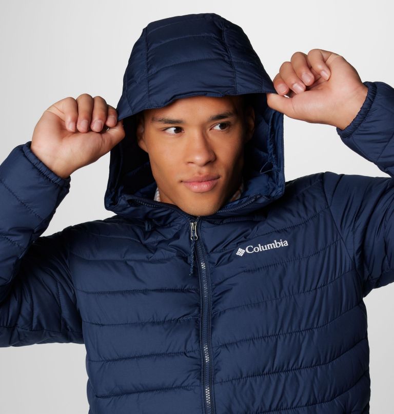jaqueta com capuz powder lite ii para homens - tamanho alto