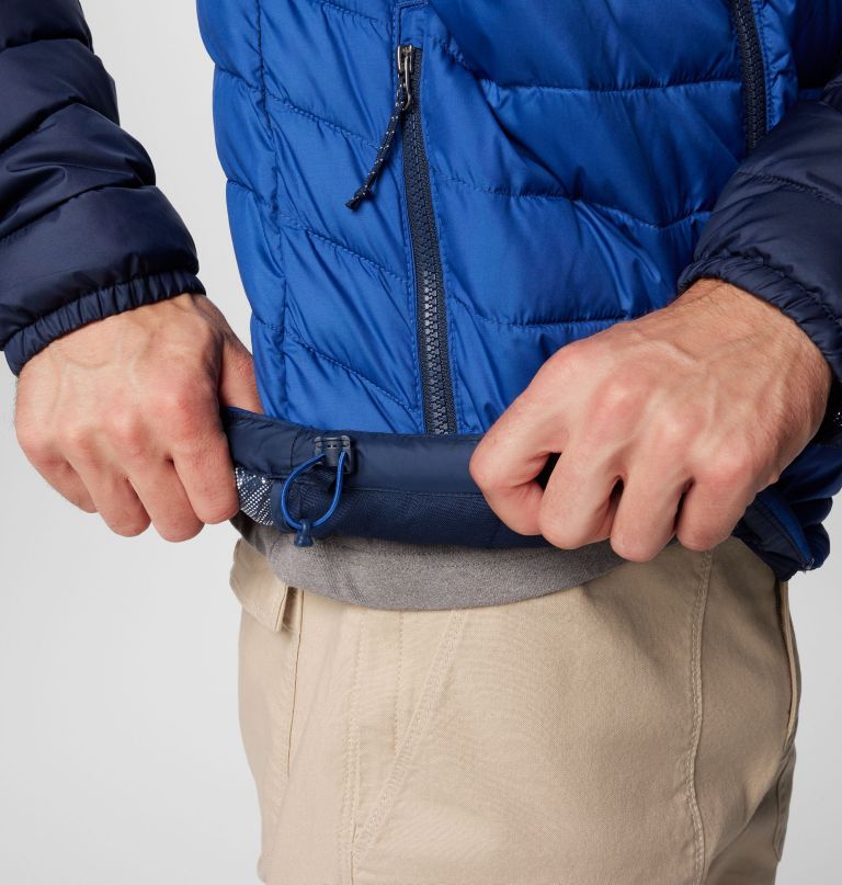 jaqueta com capuz powder lite ii para homens - tamanho alto