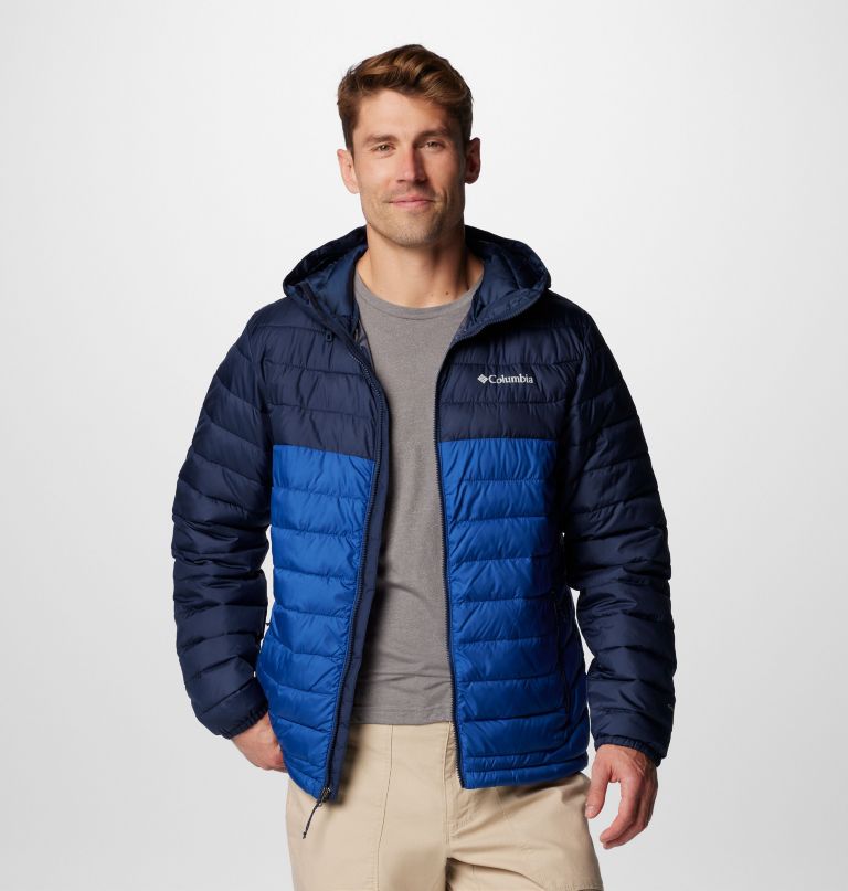 jaqueta com capuz powder lite ii para homens - tamanho alto