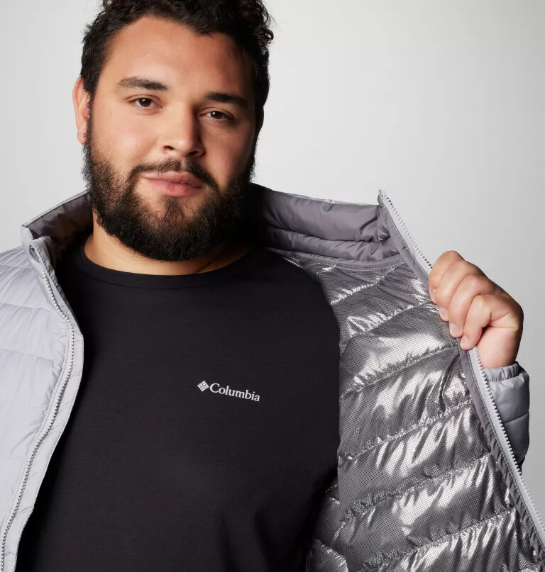 jaqueta powder lite ii masculina - tamanho grande