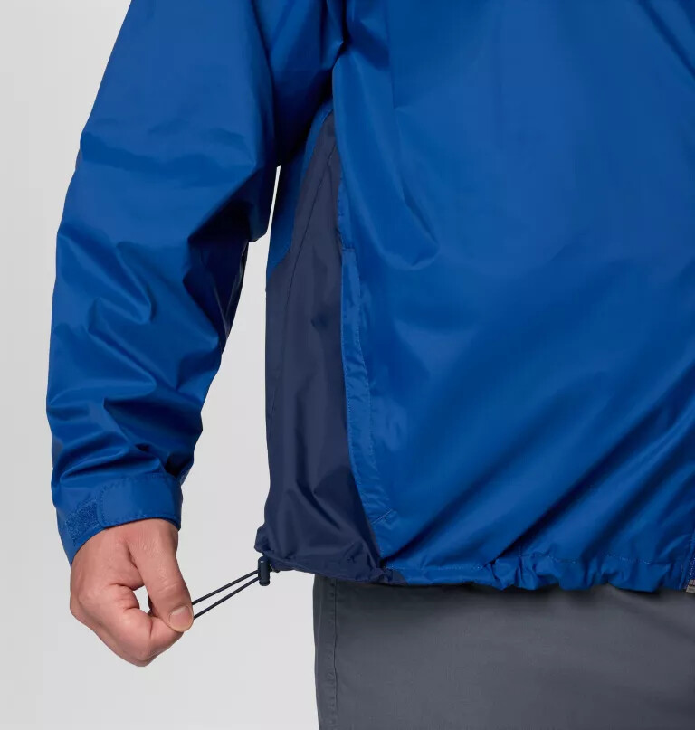 jaqueta de chuva masculina glennaker lake ii - tamanho grande
