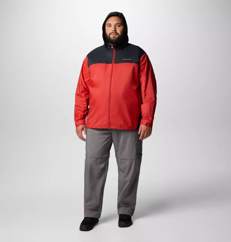 jaqueta de chuva masculina glennaker lake ii - tamanho grande