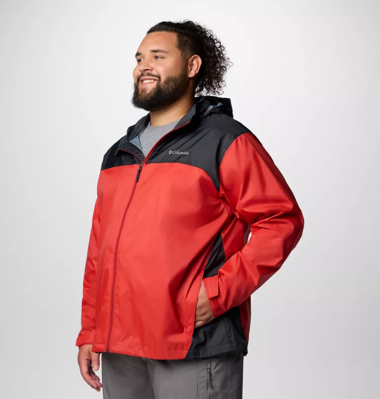 jaqueta de chuva masculina glennaker lake ii - tamanho grande