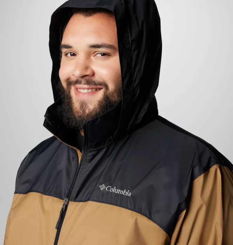 jaqueta de chuva masculina glennaker lake ii - tamanho grande
