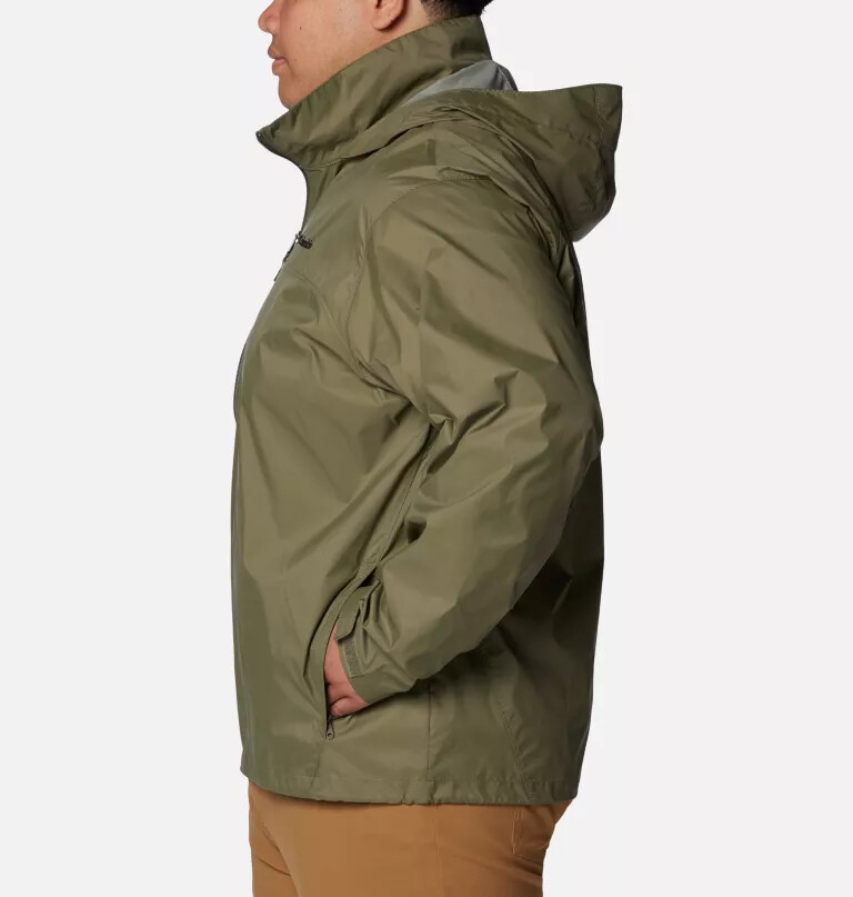jaqueta de chuva masculina glennaker lake ii - tamanho grande