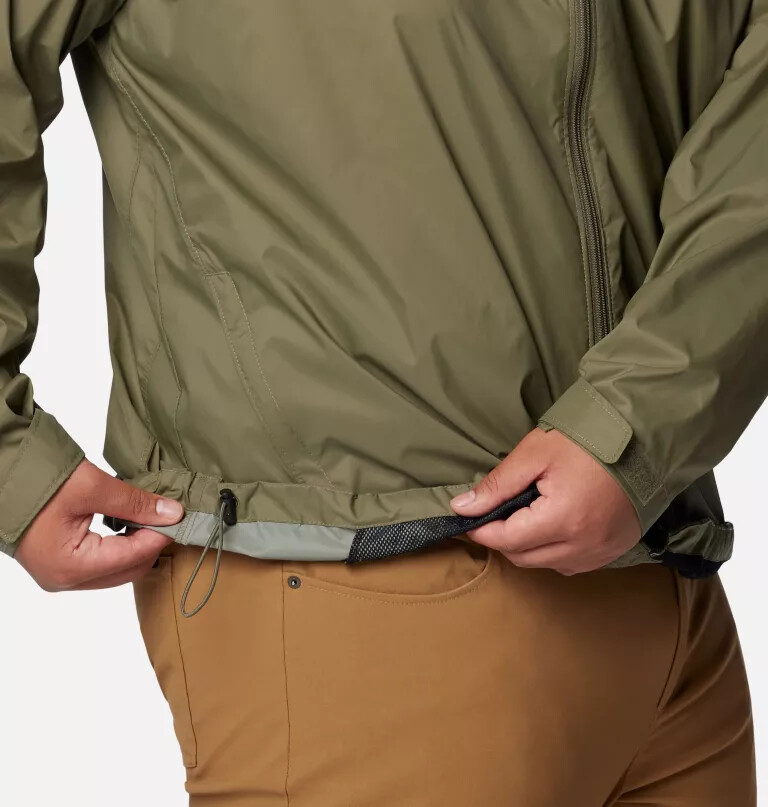 jaqueta de chuva masculina glennaker lake ii - tamanho grande