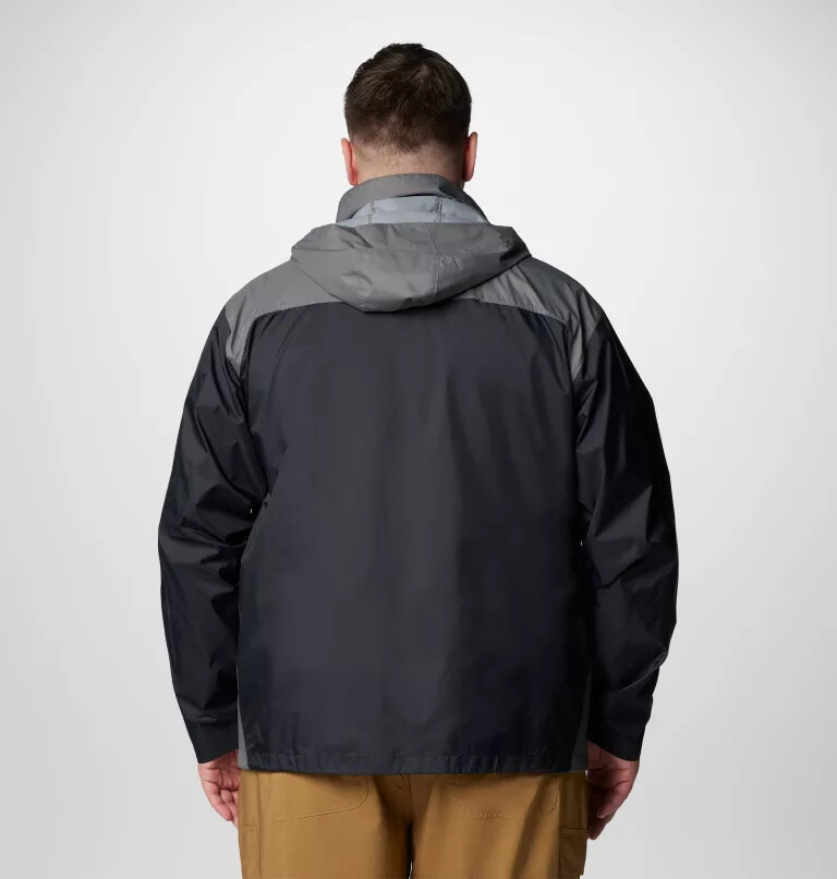 jaqueta de chuva masculina glennaker lake ii - tamanho grande