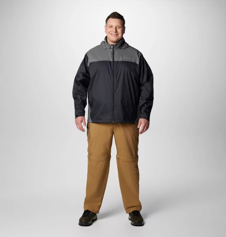 jaqueta de chuva masculina glennaker lake ii - tamanho grande