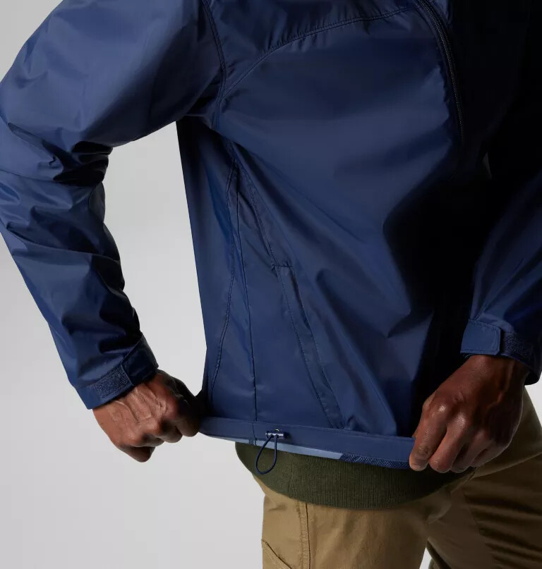 jaqueta de chuva masculina glennaker lake ii - tamanho alto