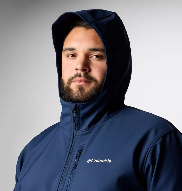 jaqueta softshell com capuz ascender ii masculina - tamanho grande