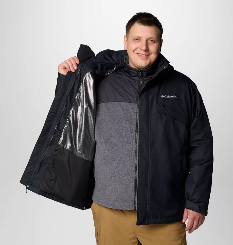 jaqueta bugaboo iii fleece interchange masculina - tamanho grande