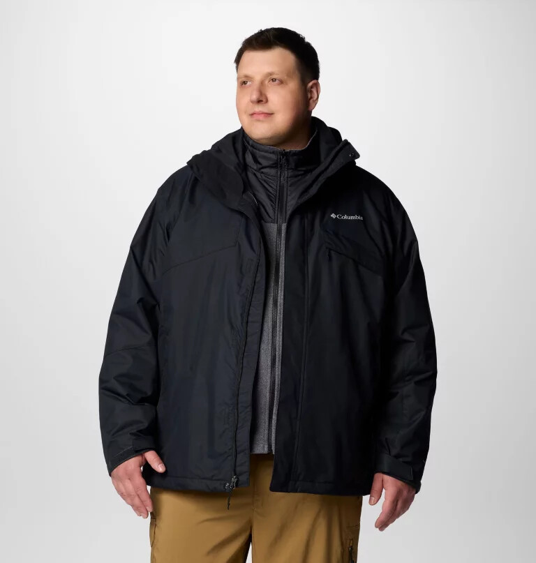 jaqueta bugaboo iii fleece interchange masculina - tamanho grande