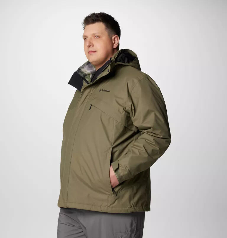 jaqueta bugaboo iii fleece interchange masculina - tamanho grande