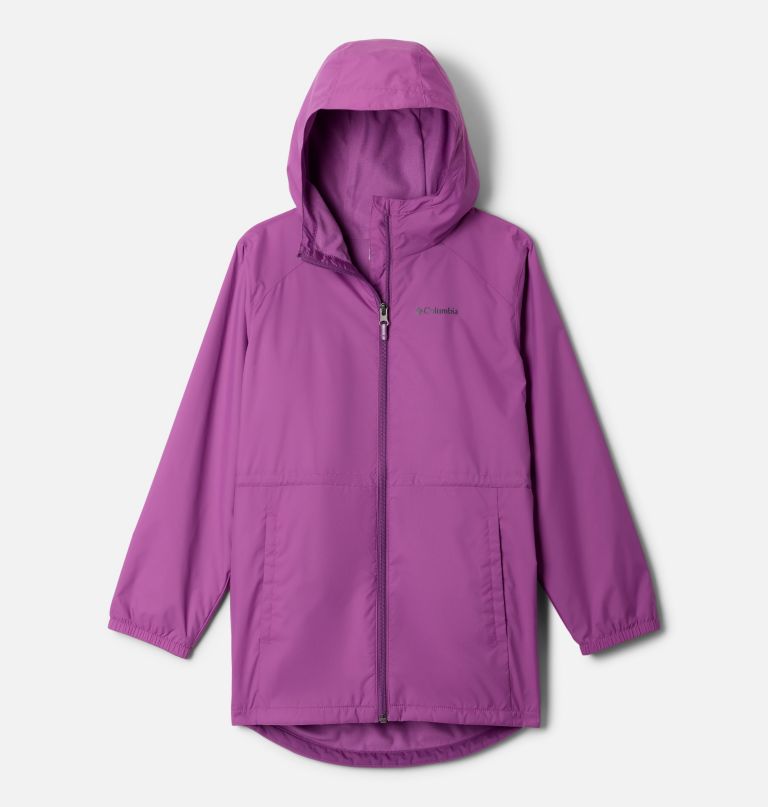 jaqueta longa forrada switchback para meninas