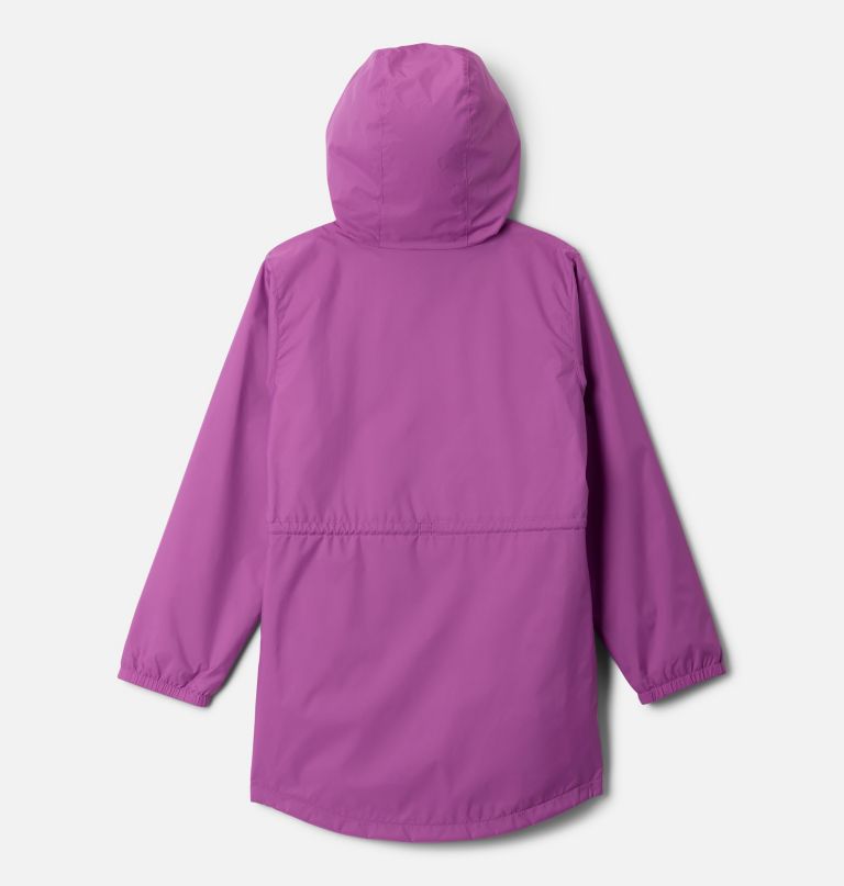 jaqueta longa forrada switchback para meninas