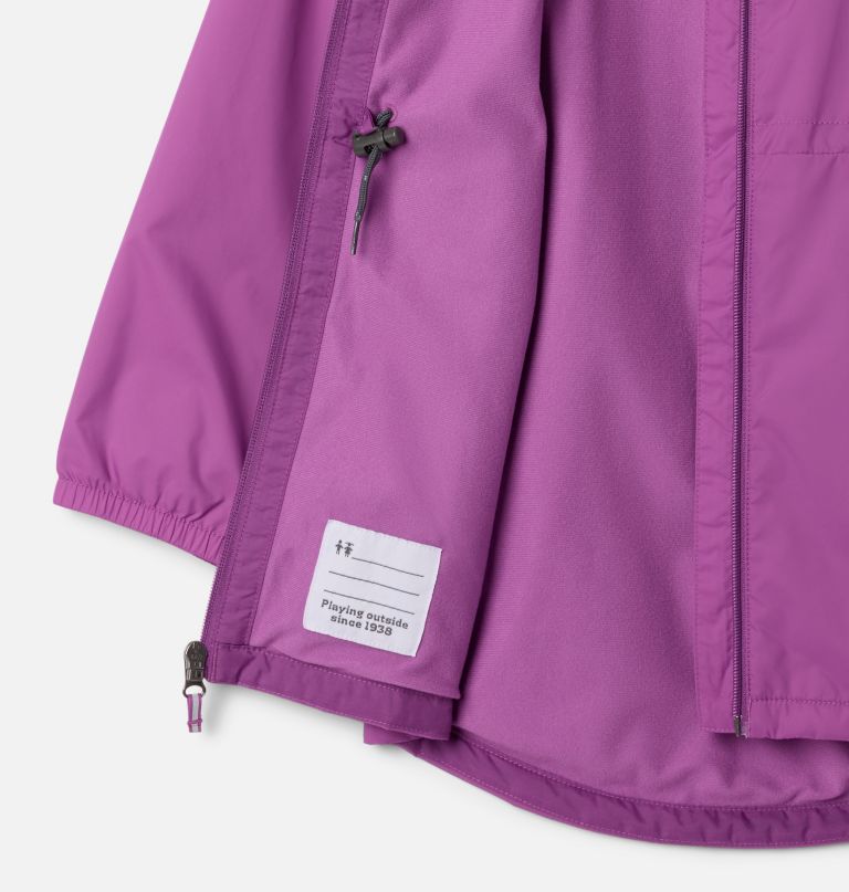 jaqueta longa forrada switchback para meninas