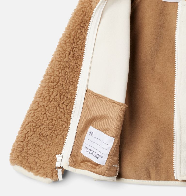 jaqueta sherpa foxy baby para bebês