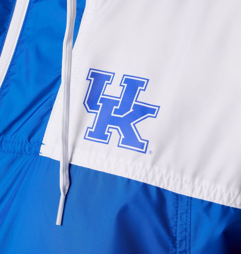 jaqueta corta-vento masculina universitária flash challenger ii - kentucky