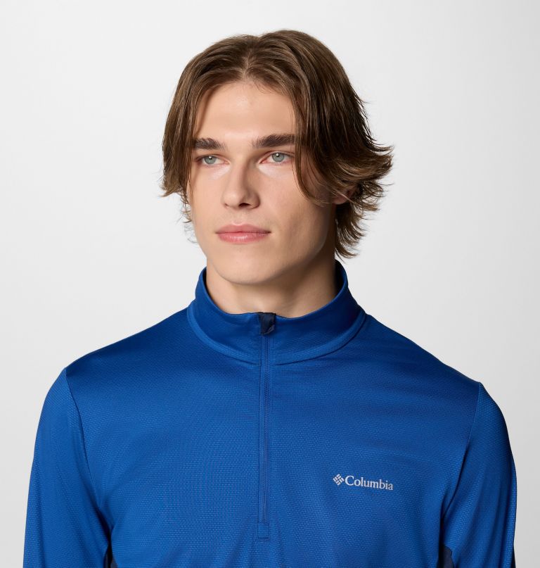 camisa masculina three pitch com meio zíper