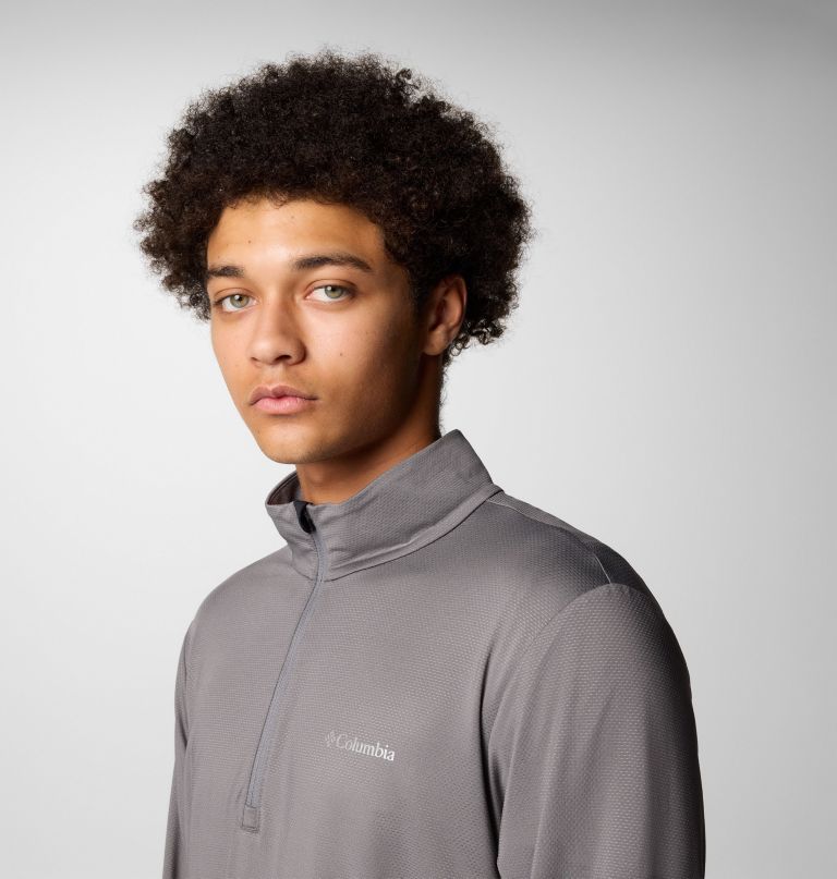 camisa masculina three pitch com meio zíper