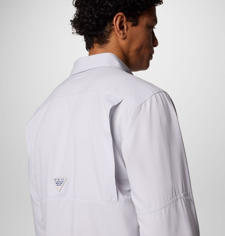 camisa masculina pfg blood and guts de manga comprida com decote em v