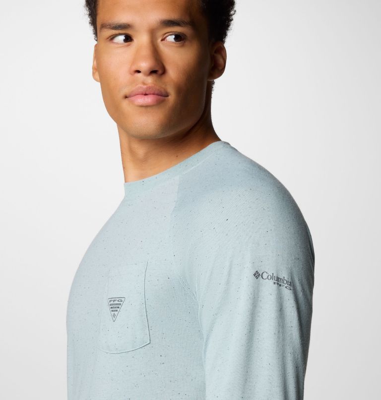 camisa de manga comprida masculina pfg uncharted neps