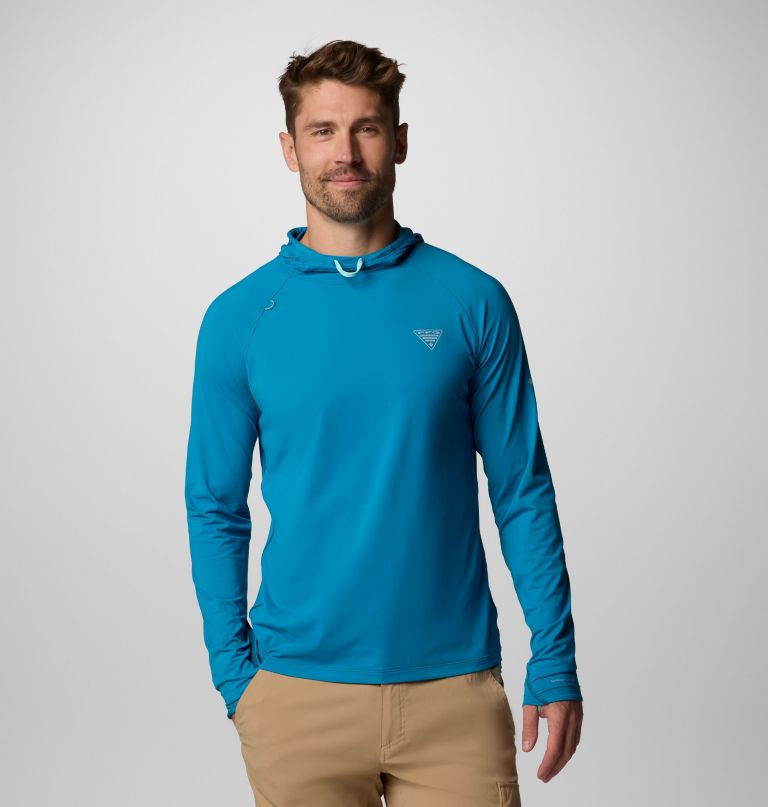 moletom masculino wild cast com capuz e proteção solar